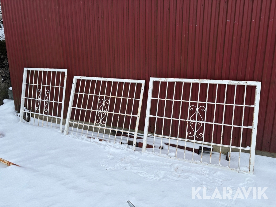 Fönstergaller tre st