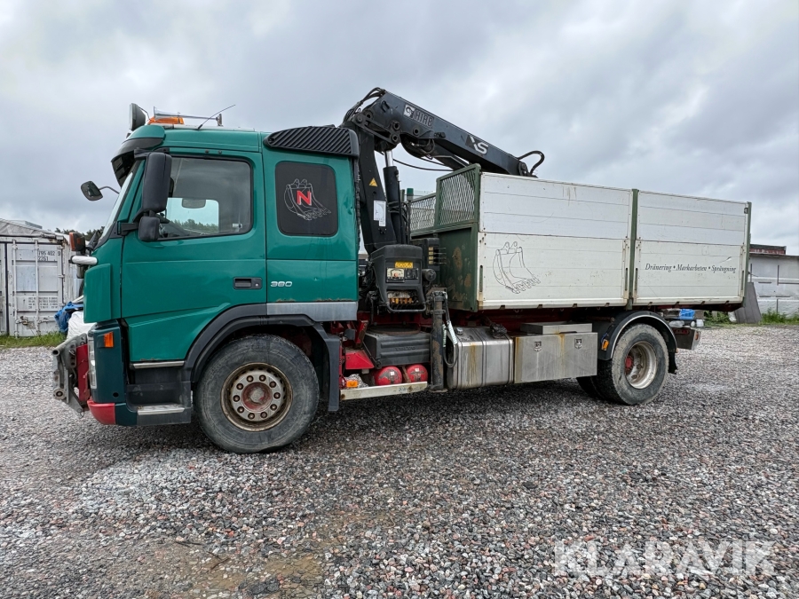 Kranbil Volvo FM9 4X2 med tipp