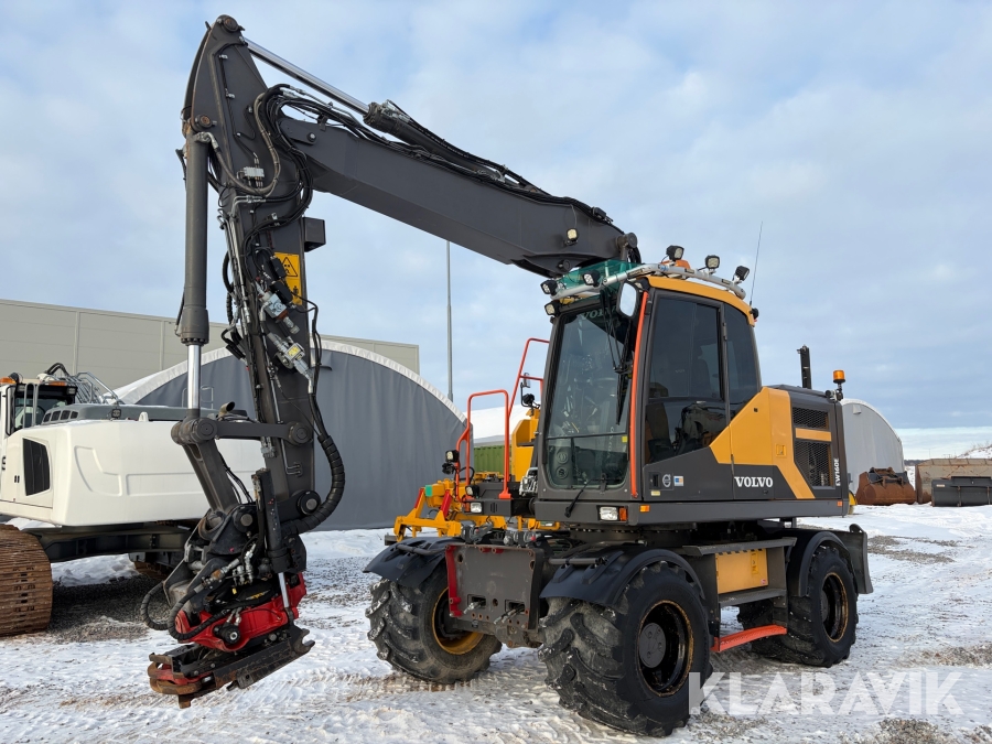 Hjulgrävare Volvo EW160E 3-D