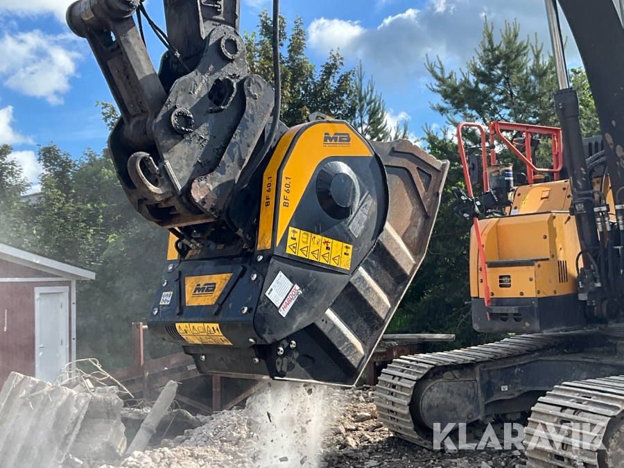 Krossskopa betong och sten MB BF60.1 S4 S60 Hardox