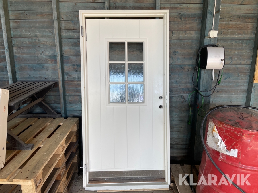 Ytterdörr 10 x 20 med karm
