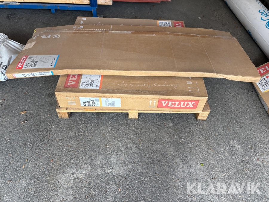 Takfönster Velux komplett