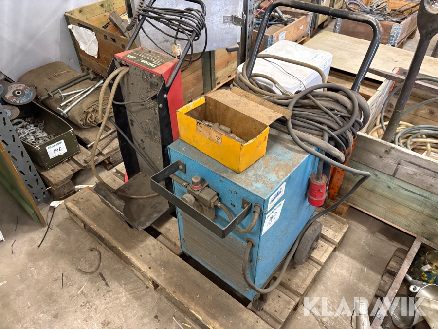 Plasmaskärare & batteripåfyllare 1 st pall