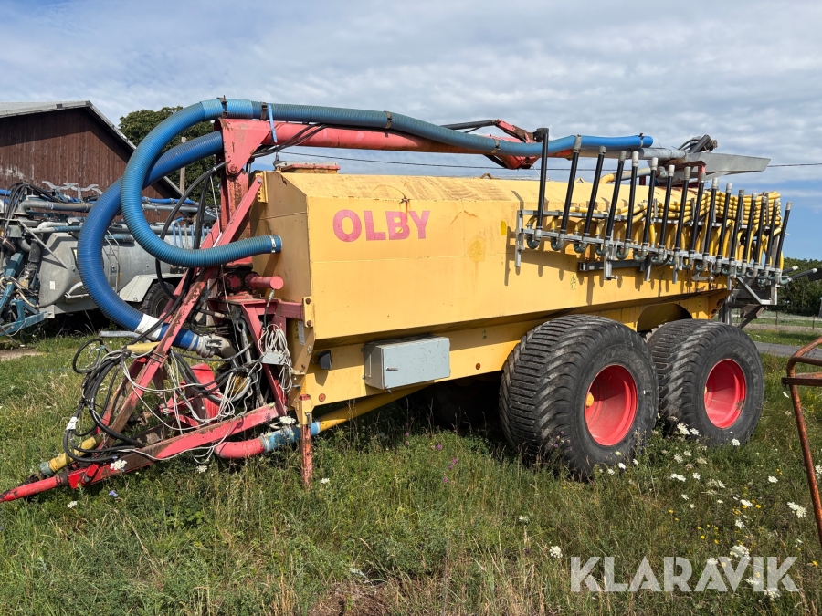 Gödseltunna Olby 18m3 med ramp och kran