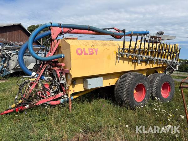 Gödseltunna Olby 18m3 med ramp och kran