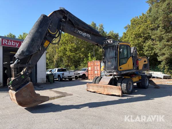 Grävmaskin Volvo Ew210D tunnelutrustad