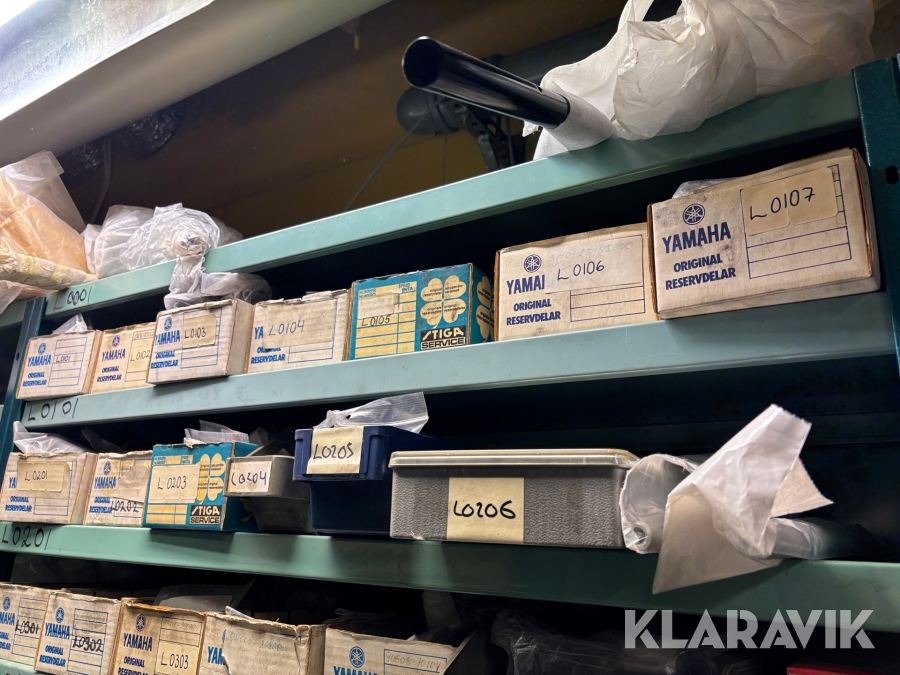 Parti med reservdelar till Yamaha