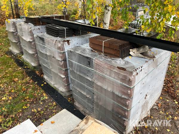 Takpannor Benders Granit 4 st pallar