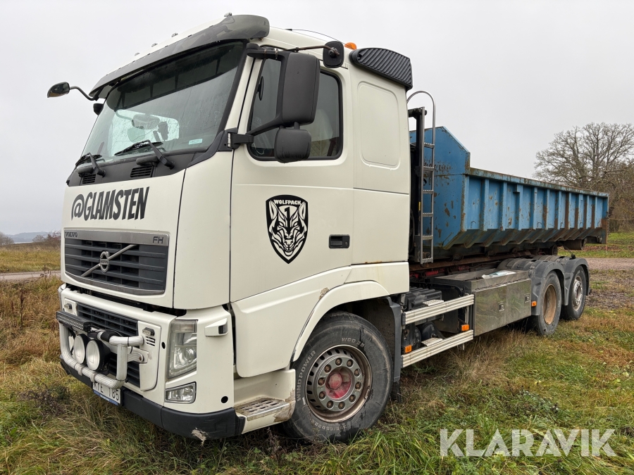 Lastväxlare Volvo FH11 8x2 HIAB - med flak