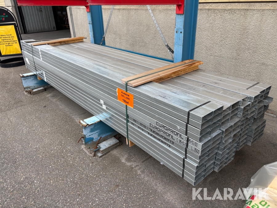 Stålregel Europrofil C95-0,50 180st