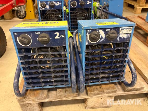 Värmefläktar 2 st El-Björn VF 21 A