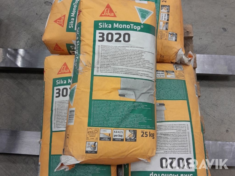 Sika monotop 3020 SIKA 25kg säck 7st