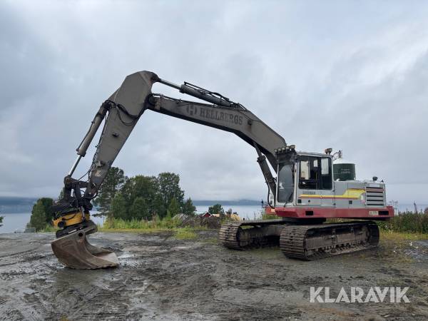 Grävmaskin Åkerman EC300 med tiltrotator och 3 skopor