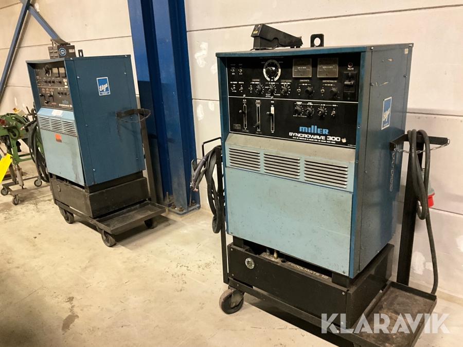 TIG aluminium svets vattenkyld Miller Syncrowave 300 AC/DC 2st 