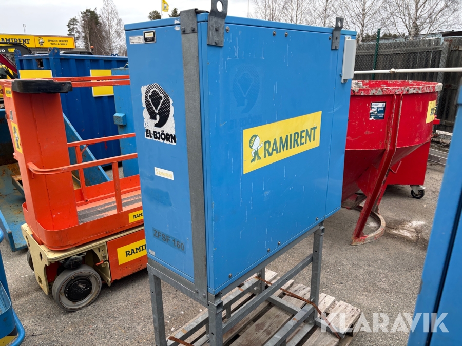 Huvudcentral El-Björn ZFSF 160/1/3322-23 .  160A