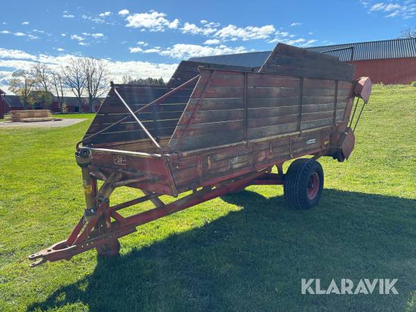 Gödselspridarvagn JF AV 50 Grönfoder utrustad