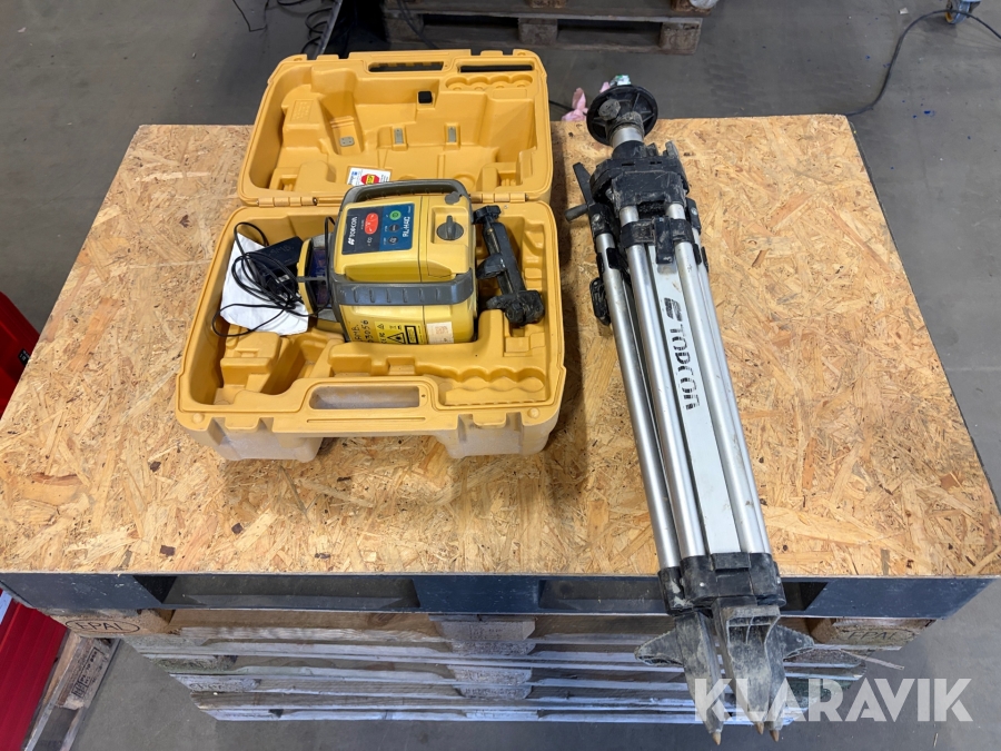 Planlaser 1 st, Vevbart stativ 1 st Topcon RL H4C / Kort vevbart stativ 210614