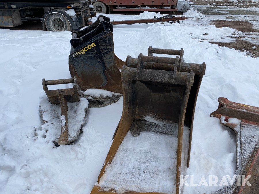 Hjulgrävmaskin Volvo EW160C med tiltrotator och utrustning