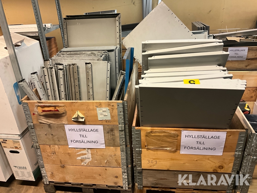 Lagerhyllor 2 pallar