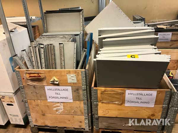 Lagerhyllor 2 pallar