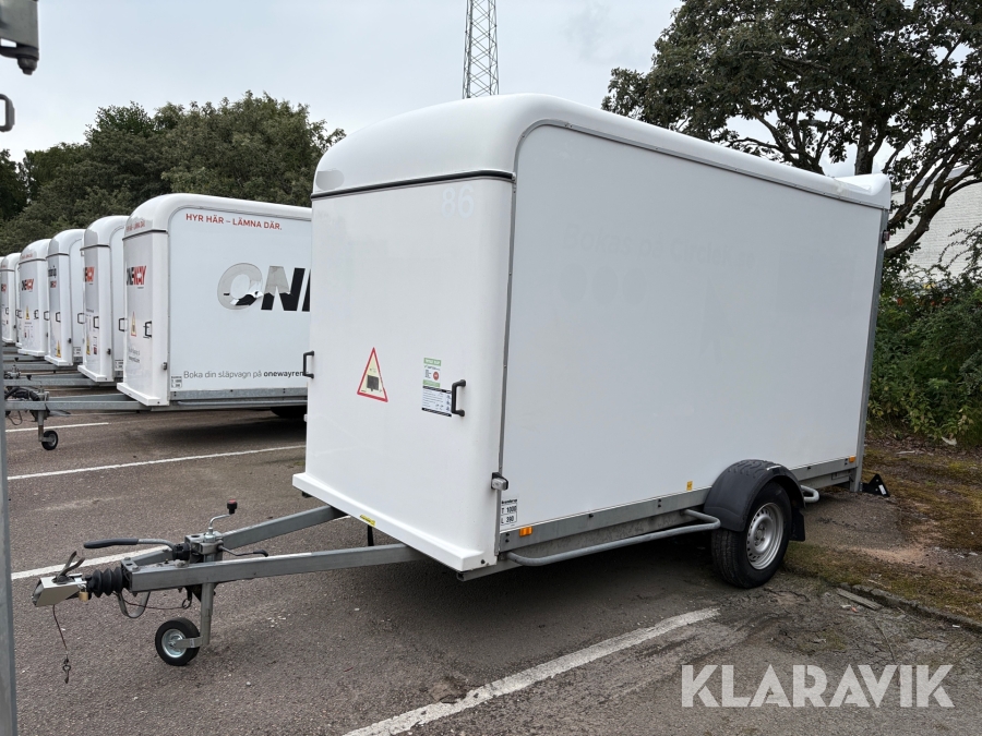 Volymsläp 11 m³ Brenderup T1000
