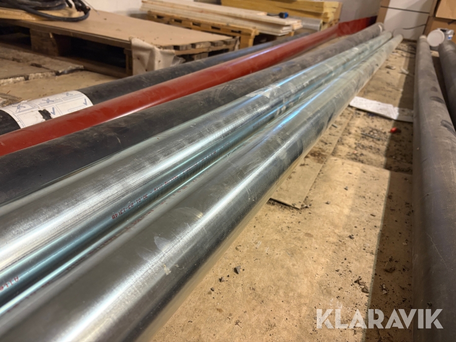 Elförzinkat pressrör Altech FZ 88,9x2mm 6m 2st