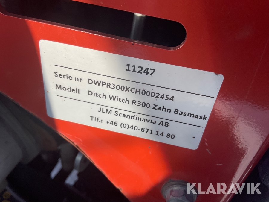 Redskapsbärare Ditch witch R300, Luleå, Klaravik auktioner