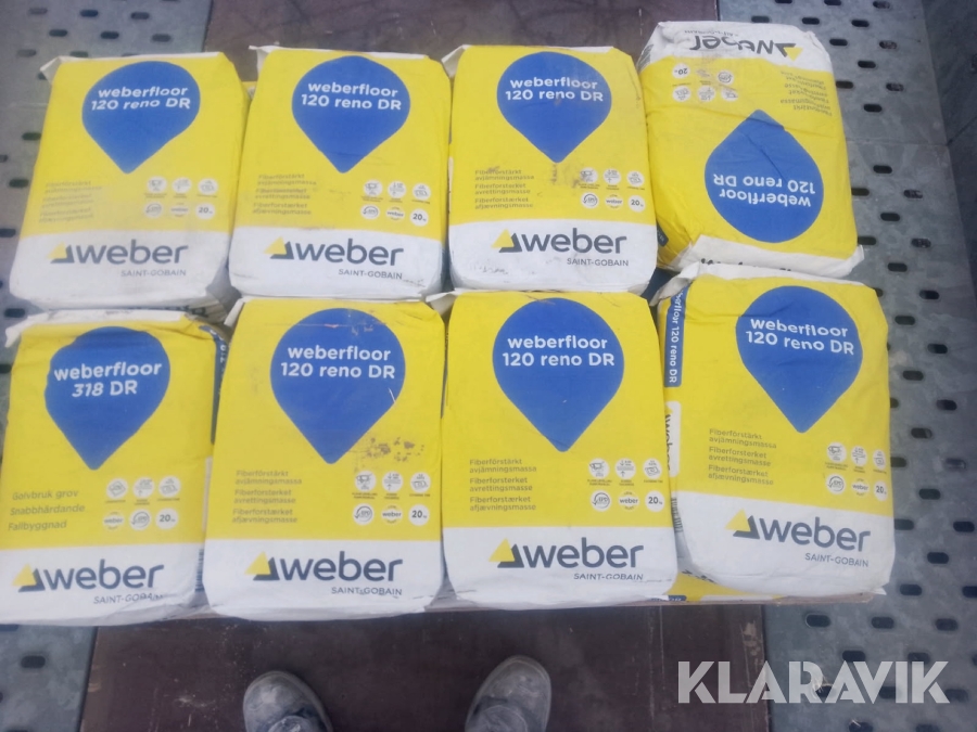 Flytspackel Weber 120 reno DR 24st säckar