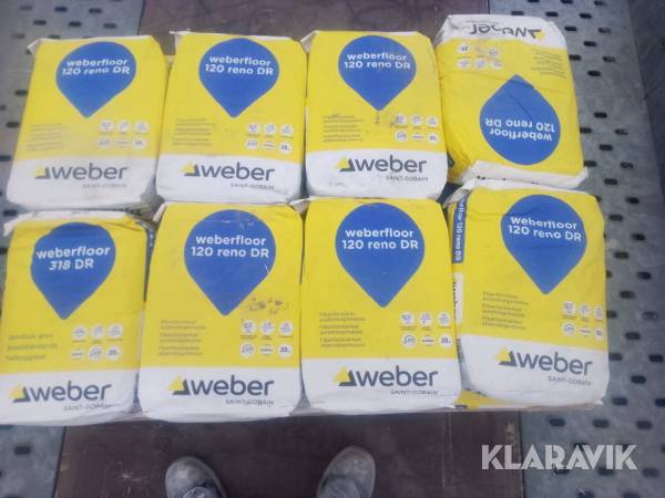 Flytspackel Weber 120 reno DR 24st säckar