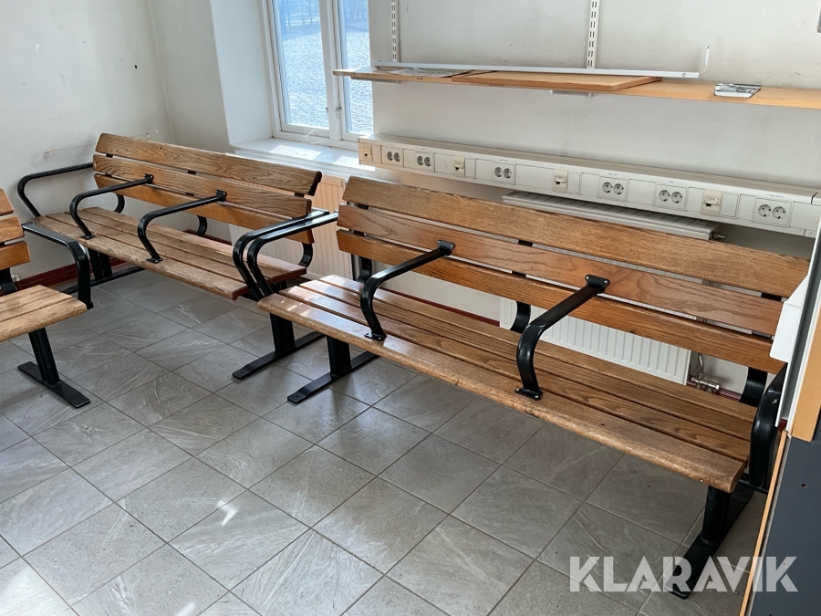 Parksoffa/Trädgårdsbänk Nola Sweden 2st