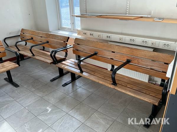 Parksoffa/Trädgårdsbänk Nola Sweden 2st