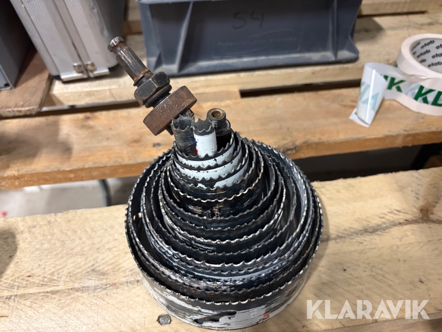 Hålsågar XWork 14 storlekar 150 - 30mm