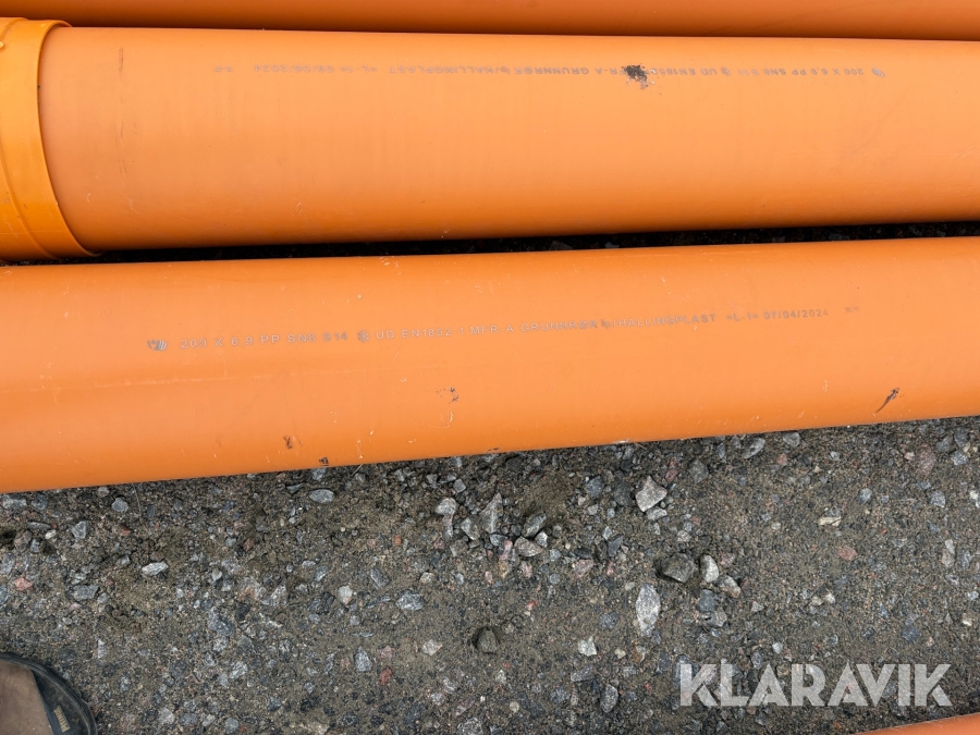 Parti PP-rör, Varberg, Klaravik auktioner