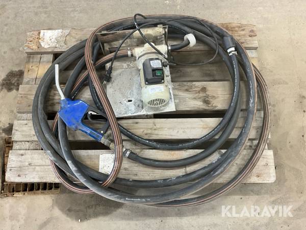 Ad-blue pump till ibc Wiltec 40L/min med pistol