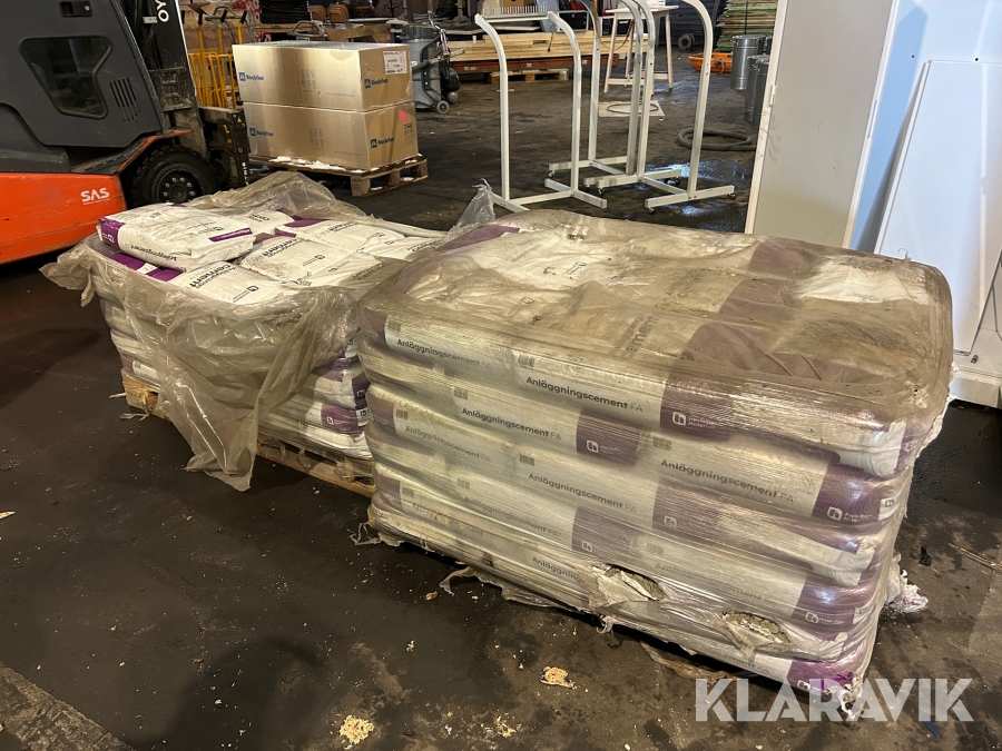 Anläggningscement Heidelberg FA Slite 20+-1 kg ca 65 säckar