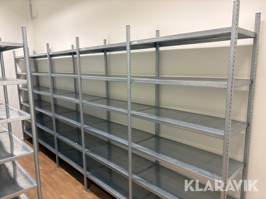 Lagerhyllor 14st sektioner