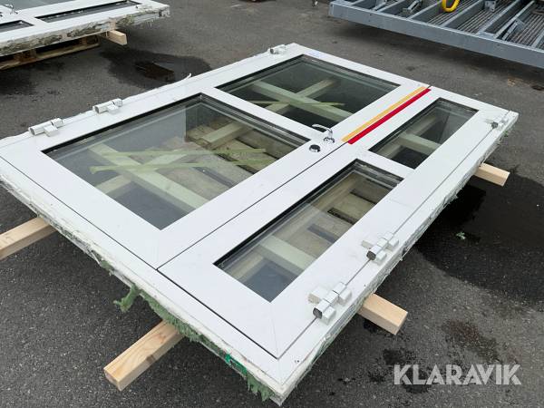 Entrédörr lättmetall 1480x2090