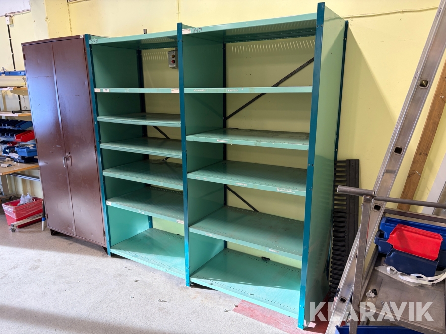 Lagerhyllor 2 sektioner