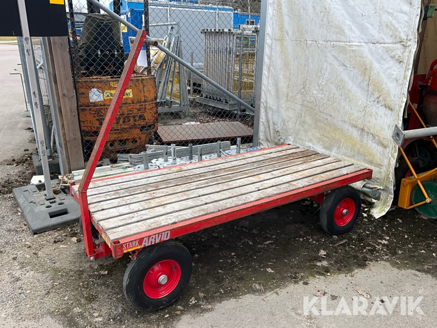 Transportvagn Starke Arvid 4-hjulstyrd