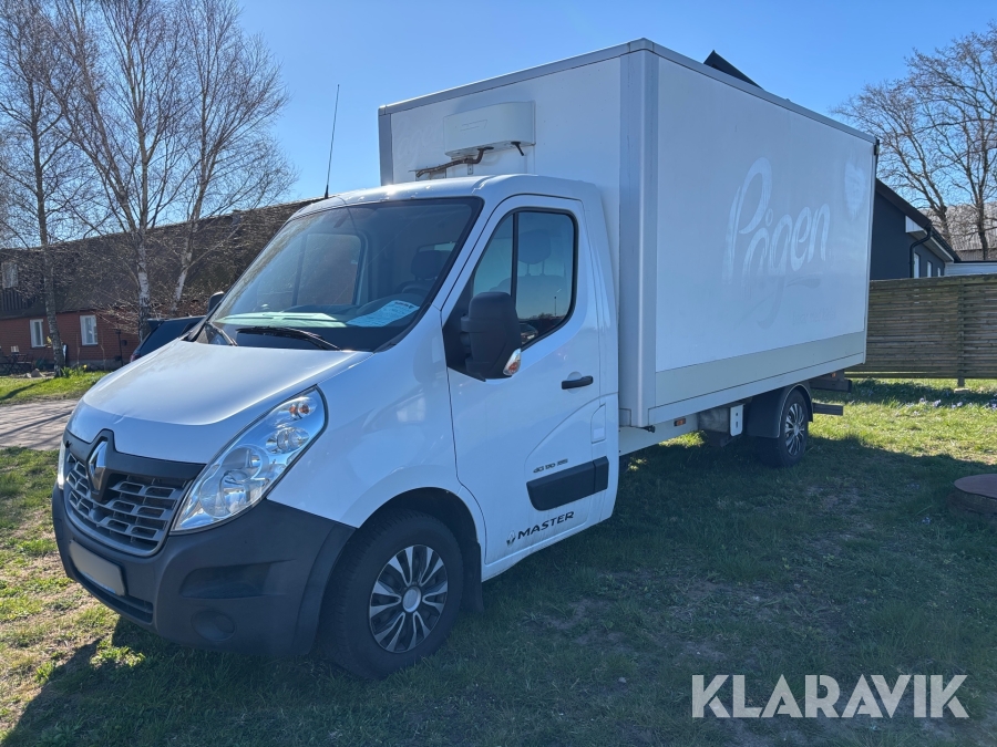 Lätt lastbil Renault Master med bakgavellift
