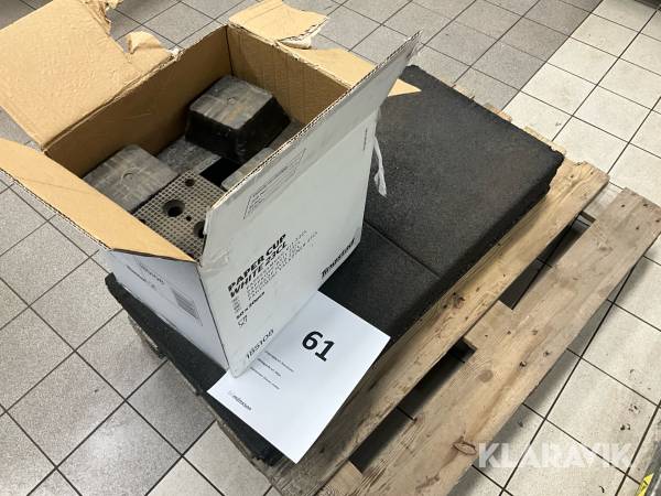 Gummimattor och klossar