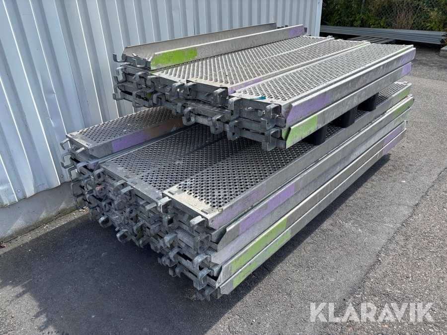 Aluminiumplank PLUS8 / PCP 2,50 och 1,75m - Totalt 51st