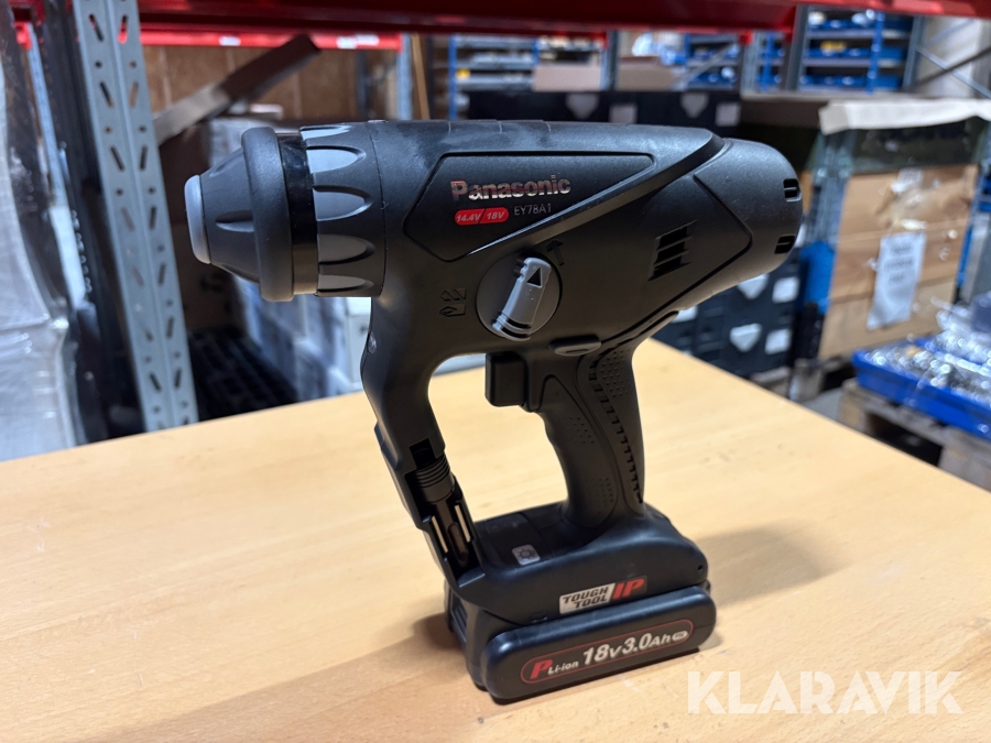 Borrhammare Panasonic EY 78S1 PN2G 2st batterier med laddare