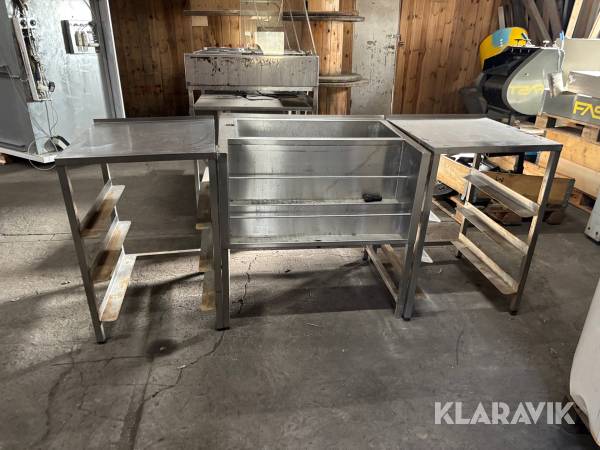 Diskbänk rostfri