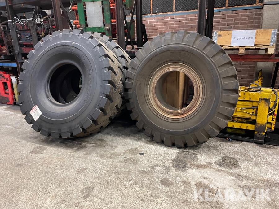 Entreprenaddäck 3 st