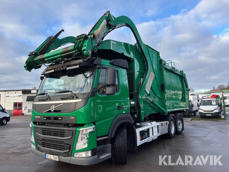 Sopbil / Frontlastare Volvo FM 430 6x2 * 4