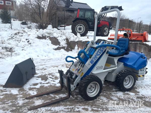 Minilastare CSF MultiOne S20D 4WD midjestyrd