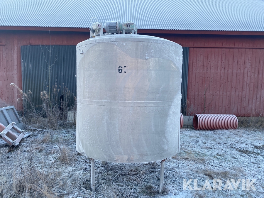 Rostfri tank 5 m3