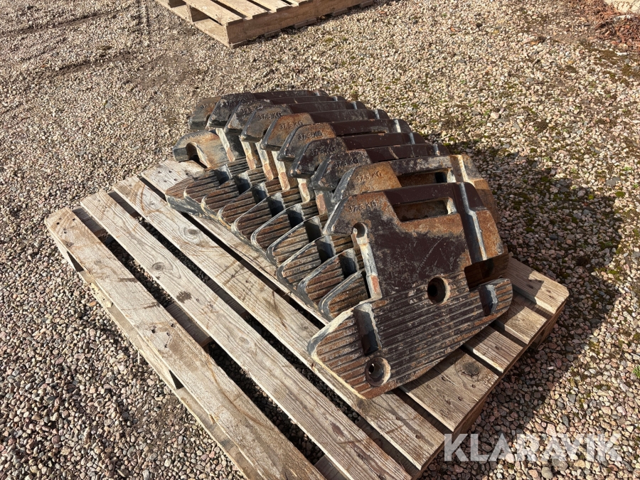 Frontvikter Valmet Vatra 11st 37.5kg