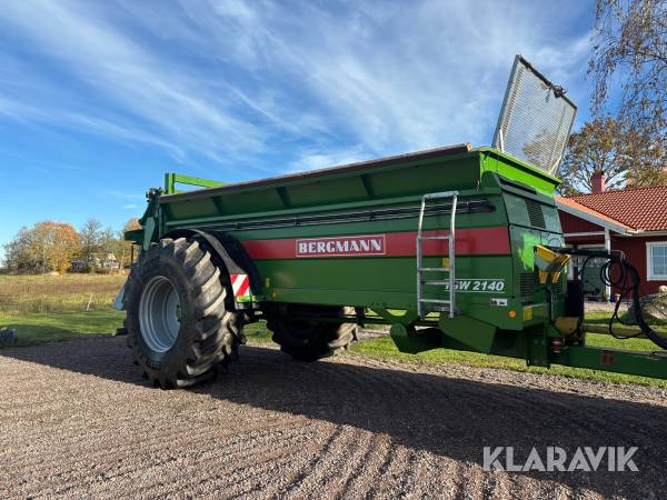 Tvåvägsspridare Bergmann TSW 2140 E med vågceller och kamera17m3